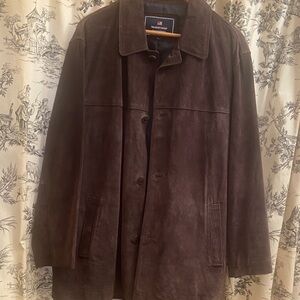 Luxurious Suede Jacket in Rich Brown